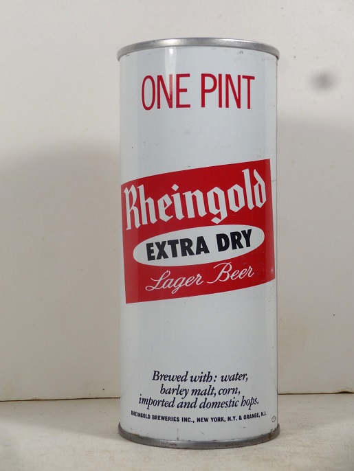 Rheingold - One Pint - SS - 'Brewed With...' - 16oz - T/O - Click Image to Close